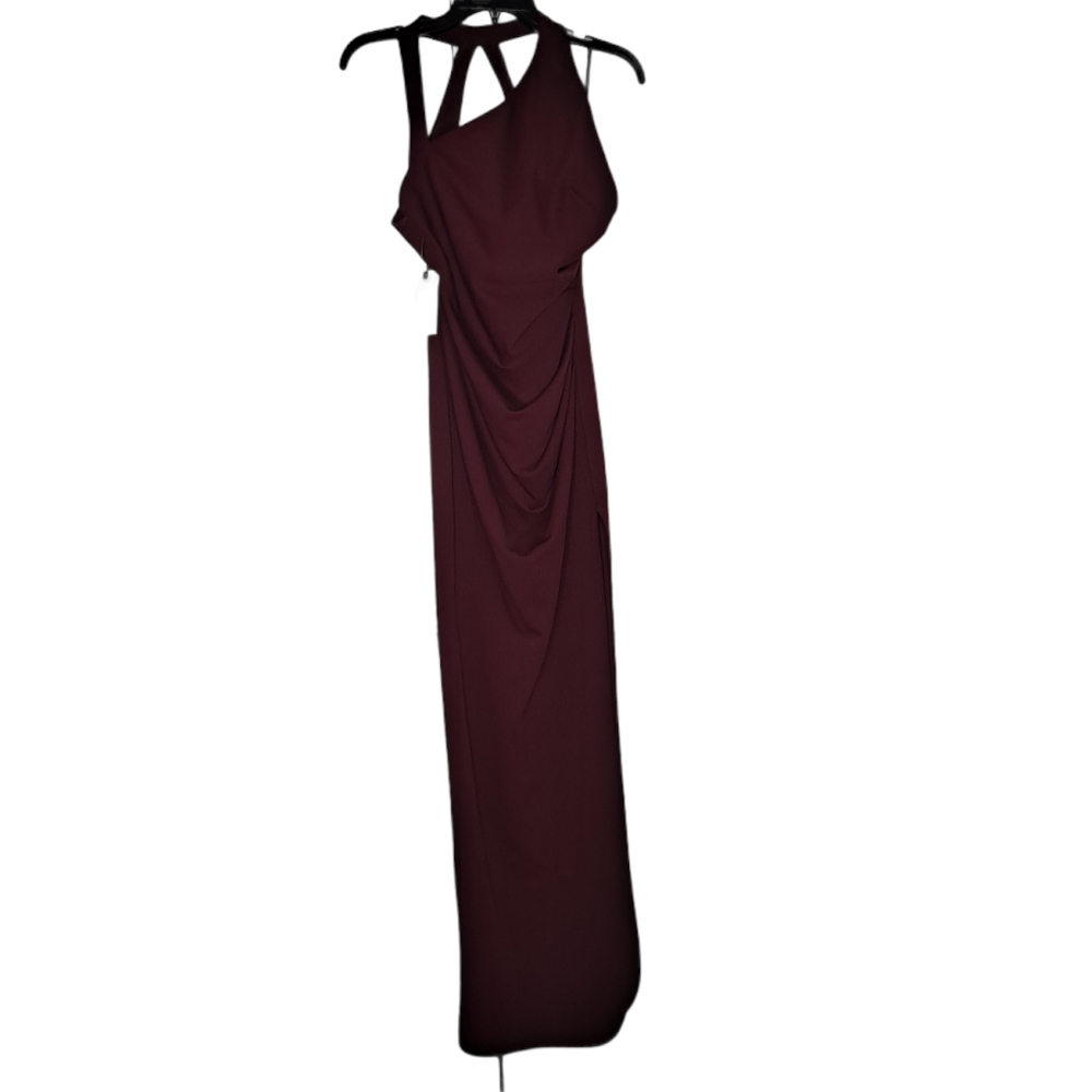 NWT Katie May Maroon Evening Gown Small